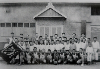 조선소년축구대회 우승 기념